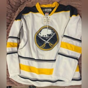 RBX White and Yellow Hockey Jersey